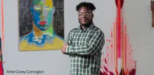 Artist Corey Carrington