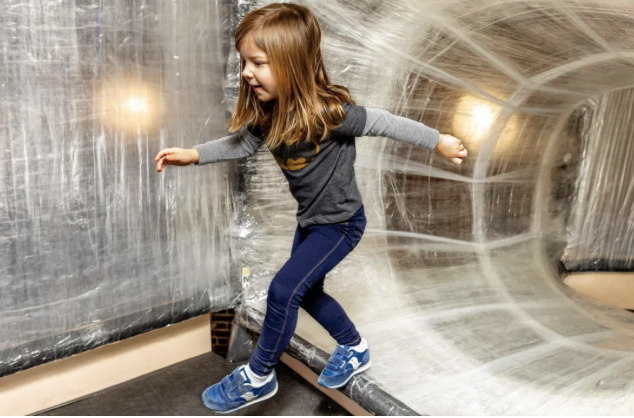 Exhibit Using 15 Miles of Packing Tape to Open at Children’s Museum of Pittsburgh