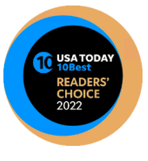 logo for USA Today 10Best Reader's Choice 2022