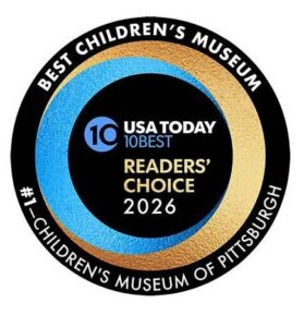 circle logo for USA Today 10Best Readers' Choice 2026 Best Children's Museum